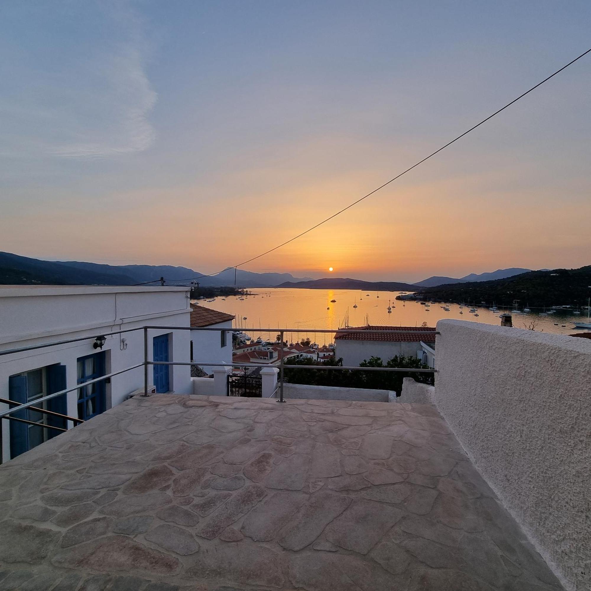 Panoramic View Apartment Poros Town Exteriör bild